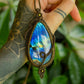 Alana • Labradorite macrame necklace