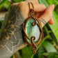 Audrey • Labradorite macrame necklace