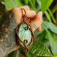 Audrey • Labradorite macrame necklace