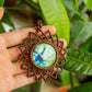 Alice • Labradorite macrame mandala necklace