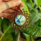 Alice • Labradorite macrame mandala necklace