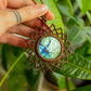 Alice • Labradorite macrame mandala necklace