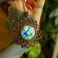 Alice • Labradorite macrame mandala necklace
