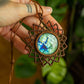 Alice • Labradorite macrame mandala necklace