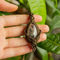 Linda • Rutile Quartz macrame necklace