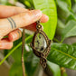 Linda • Rutile Quartz macrame necklace