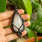 Scarlett • Selenite macrame necklace