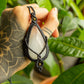 Scarlett • Selenite macrame necklace