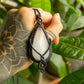 Scarlett • Selenite macrame necklace