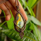 Phoebe • Rainbow Labradorite macrame necklace