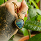 Anna • Azurite Malachite macrame necklace