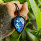 Carla • Labradorite macrame necklace