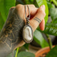 Ellie • White Druzy Onyx macrame necklace