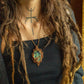 Amalia • Labradorite macrame necklace