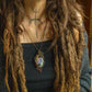 Kamelia • Purple Labradorite macrame necklace