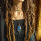 Alana • Labradorite macrame necklace