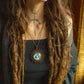Alice • Labradorite macrame mandala necklace