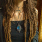 Thalia • Labradorite macrame necklace