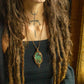 Audrey • Labradorite macrame necklace