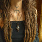 Linda • Rutile Quartz macrame necklace