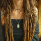 Mona • Serpentine macrame necklace