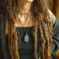 Scarlett • Selenite macrame necklace