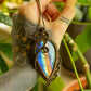 Enola • Rainbow Labradorite macrame necklace