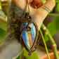 Enola • Rainbow Labradorite macrame necklace