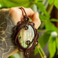 Eliana • Labradorite macrame necklace