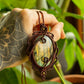 Eliana • Labradorite macrame necklace