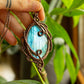 Nora • Labradorite macrame necklace