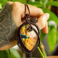 Jolie • Labradorite macrame necklace