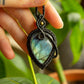Lorna • Labradorite macrame necklace