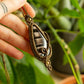 Liliana • Hypersthene macrame necklace