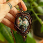 Scarlett • Purple Labradorite macrame necklace