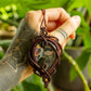 Scarlett • Purple Labradorite macrame necklace