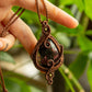 Ella • Eudialyte macrame necklace
