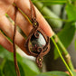 Ella • Eudialyte macrame necklace