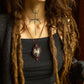Scarlett • Purple Labradorite macrame necklace