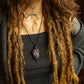 Clara • Charoite macrame necklace
