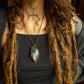 Enola • Rainbow Labradorite macrame necklace