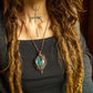 Nora • Labradorite macrame necklace