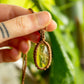 Amber • Citrine macrame necklace