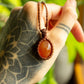 Ariel • Carnelian macrame necklace