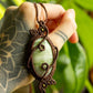 Chloe • Serpentine macrame necklace