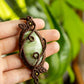 Chloe • Serpentine macrame necklace