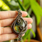 Sage • Labradorite macrame necklace