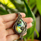 Sage • Labradorite macrame necklace