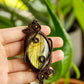 Kamelia • Labradorite macrame necklace