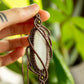 Ruth • Selenite macrame necklace